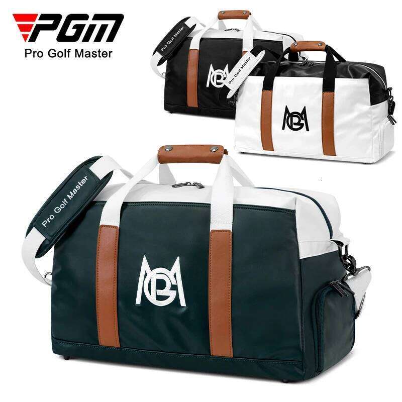 PGM Men Women Golf Clothing PU Lightweight Waterproof Travel Carrying Independent Shoe Bag Ywb043