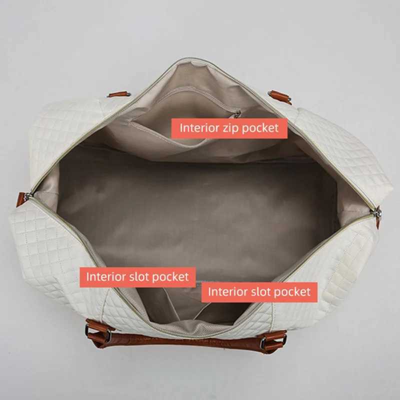 3pcs Travel Duffel Bag Outdoor Luxury Boston Handbag with Shoes Pack Large Hiking Short Distance Luggage Bags Swimming Satchel W250618