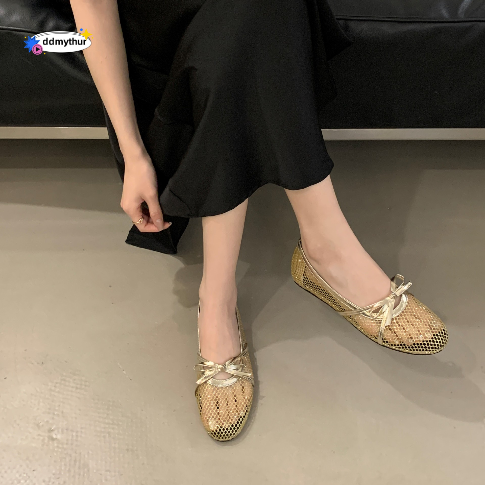 Women's 2025 Summer New Comfortable Breathable Versatile Casual Shoes Round Toe Lightweight Non-Slip Mesh Loafers for Women ddmythur