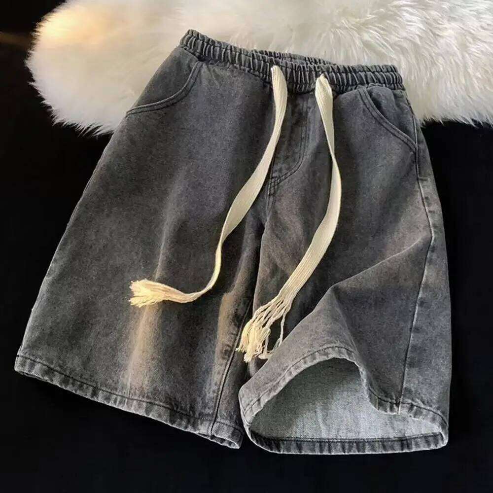 Casual Lightweight Mens Denim Bottoms Featuring Adjustable Belt Loops & Handy Storage Pouches