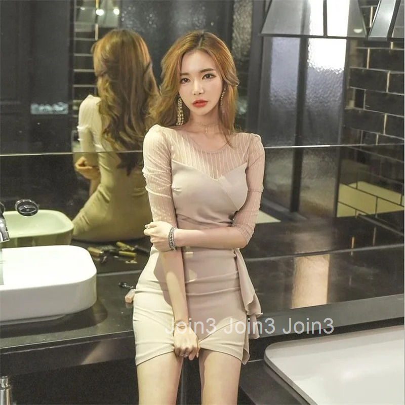 Clothing Mini Short Female Dresses 2025 Mesh Prom Sensual Sexy Evening Party Womens Dress Hot Y2k New In Features Harajuku X Xl