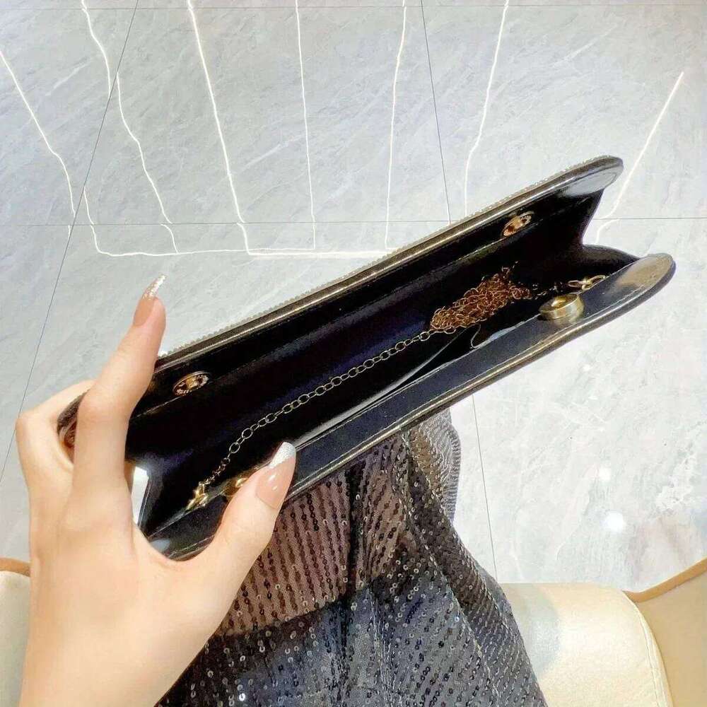 Shoulder Designer Crossbody Party Bag Studded Light Dinner Handbag With Detachable Strap