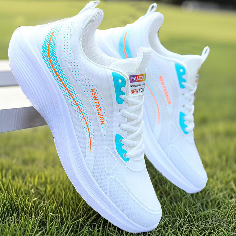 Men S Ice Silk Breathable Sports Casual Summer Soft Casual Shoes Sole Lightweight Running Versatile Trendy Mesh Shoes Ddmysaturn