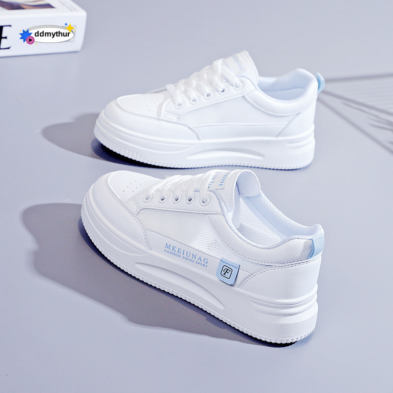 Spring Summer Ins Trend 2025 New Mesh White Shoes Student Versatile Niche Sports Sneakers for Women ddmythur