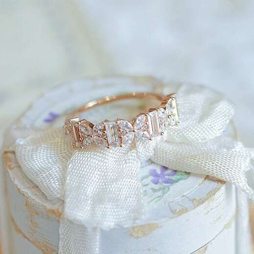 Les Papillons Feather Silence 2.0 Same Style Sparkling Butterfly Exquisite Light Luxury Versatile Ring