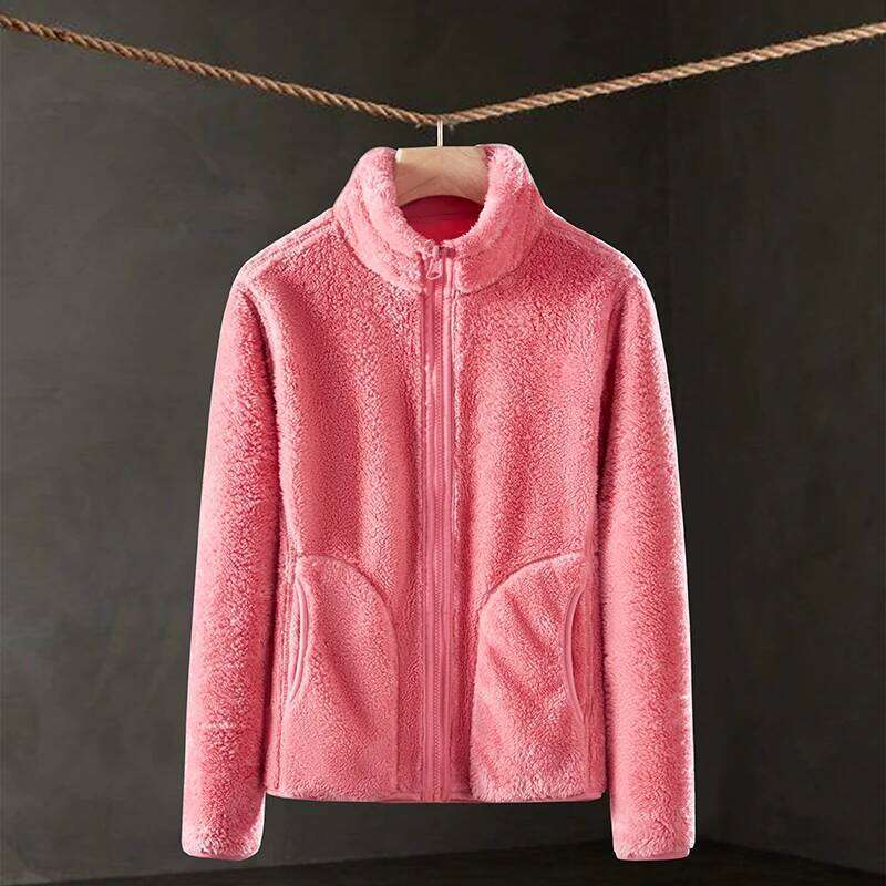 New Women's Wool Outerwear, Versatile Fashion, Winter Leisure Sports, Thick Double-Sided Warm Coat, Feminine Jacket