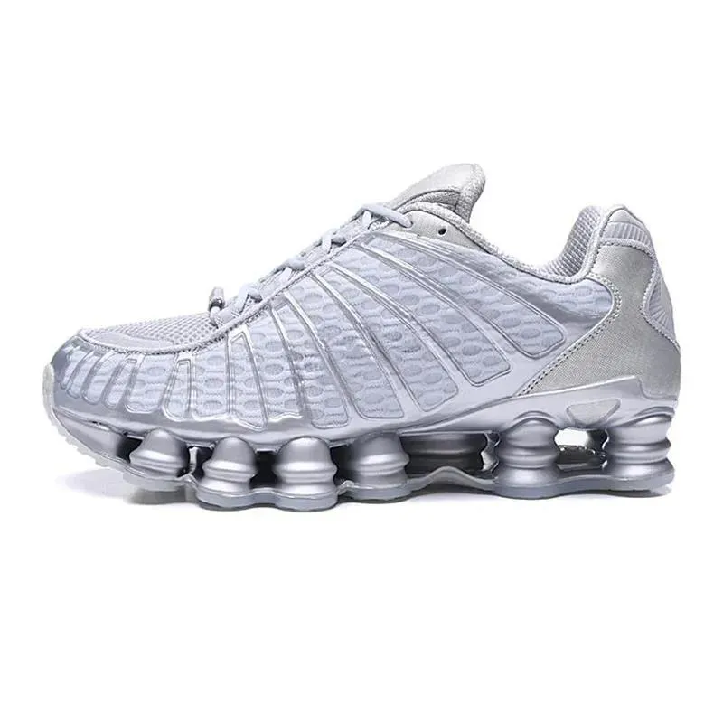 Men Women Shox tl Running Shoes Designer Sneakers Mens Trainers White Black Gold Grey Breathable Athletic Outdoor Sports Sneaker Fashion Runner Size 3