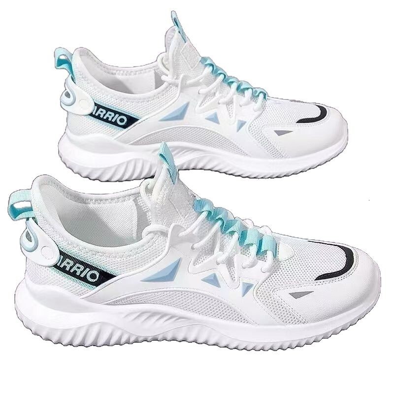 New Summer Mesh Breathable Trendy Versatile Sneakers Solid Color Men S Casual Shoes Casual Shoes Ddmysaturn