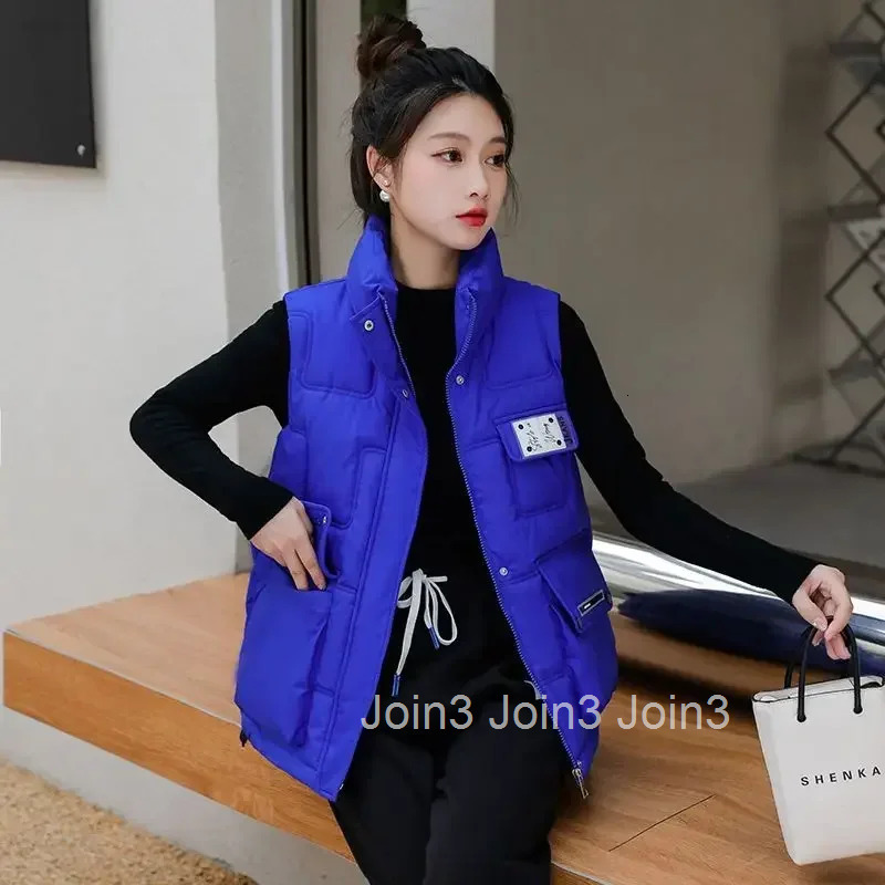 Lady Giletes Loose Quilted Womens Padded Cotton Vests Coats on Sale Winter Clothing Working Insulated Classic New Outerwear