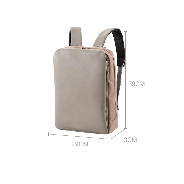 Multi functional leather backpack, women's 2025 new business commuting computer backpack, large capacity leisure women's backpack