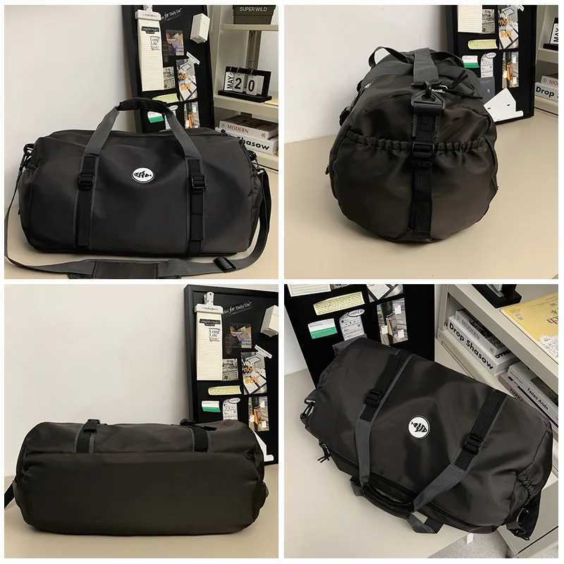 Customized luggage bag with printed large capacity travel handbag personalized sports bag DIY pattern W250618