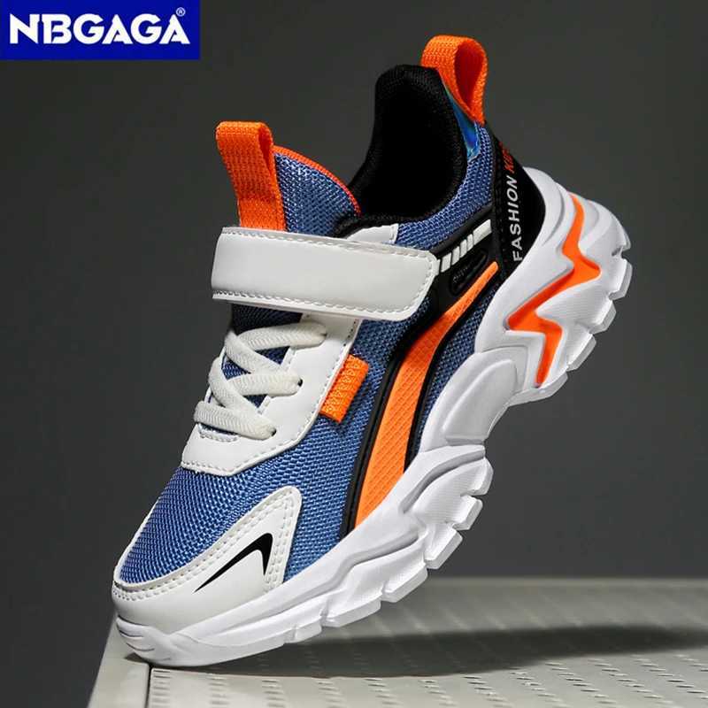 Lightweight Childrens Black Sneakers Breathable Mesh for Boys School Casual Walking Shoes Non-slip Sport Kids Girl Running Shoe Z250618