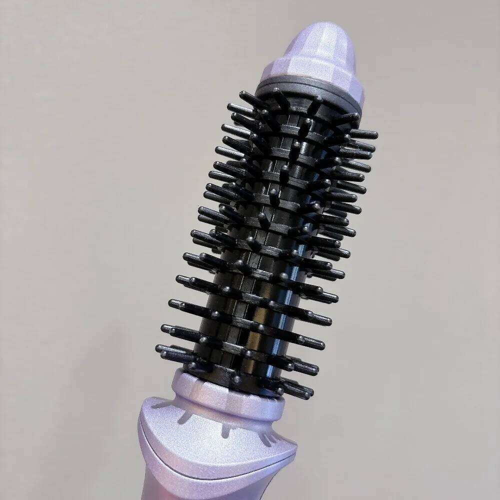 Portable Cordless Curling Iron 3 Temp Settings Automatic Straightener Anti-Scald Rechargeable Hair Brush for Travel