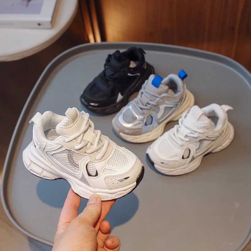 Children Air Mesh Sneakers Non-slip Lace-up Spring Autumn Boys Girls Casual Sport Shoes Kids Running Shoes Classic Unisex Simple Z250618