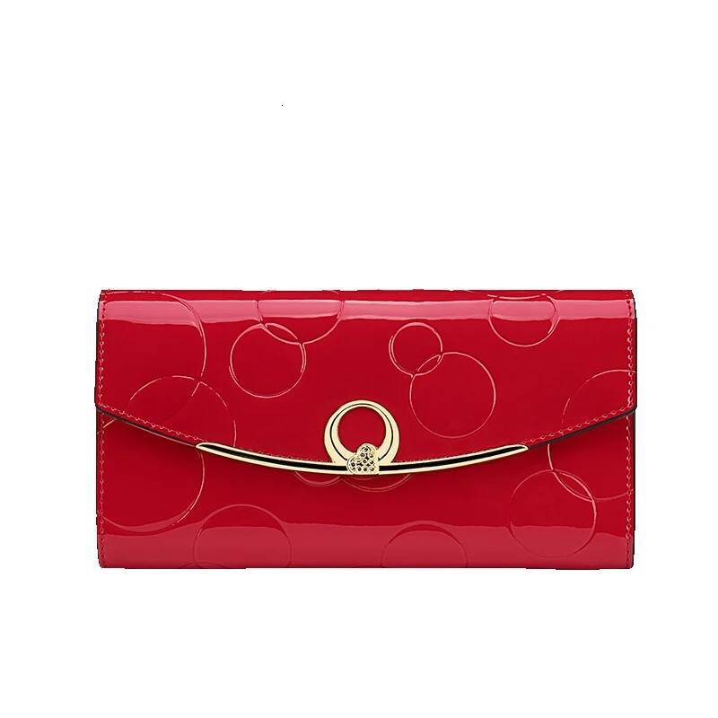 Free Shipping Designer Wholesale Women's Wallet Genuine Leather Long Large Capacity Multi-functional Simple Luxury Bag Elegant Women's Ticke