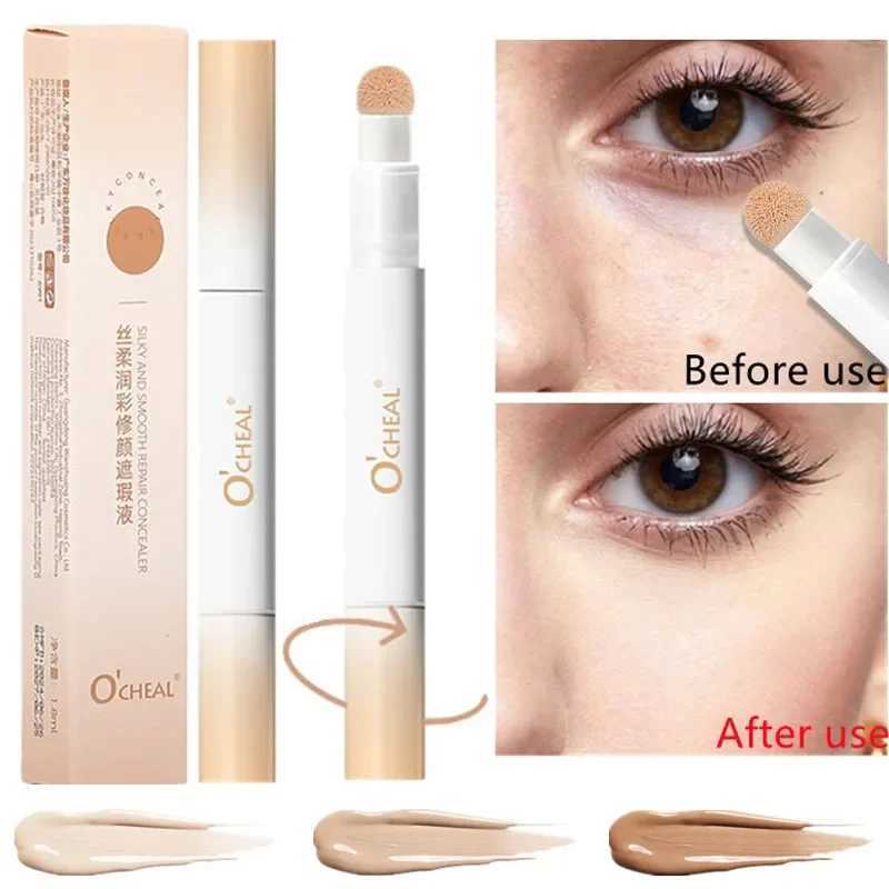 Air Cushion Concealer Pen Rotary Liquid Matte Silky Smooth Foundation Cream Pencil Oil Control Cover Dark Circles Natural Makeup XJ250618