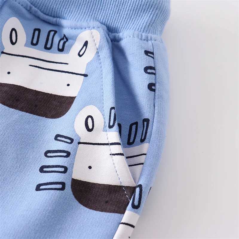 Jumping Meters 2-7T Summer Boys Shorts Animals Print Drstring Baby Boys Girls Short Pants Animals Childrens Kids TrousersC250617