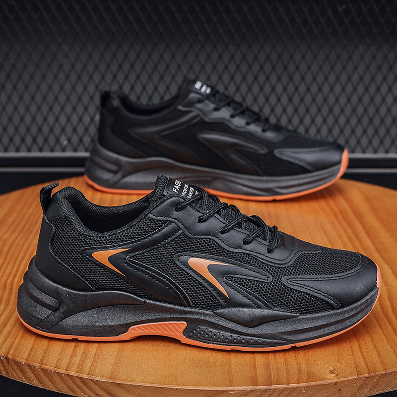 Spring Breathable Running Sports Thick Sole Casual Shoes Student Men S Trendy Versatile Mesh Casual Shoes Ddmysaturn