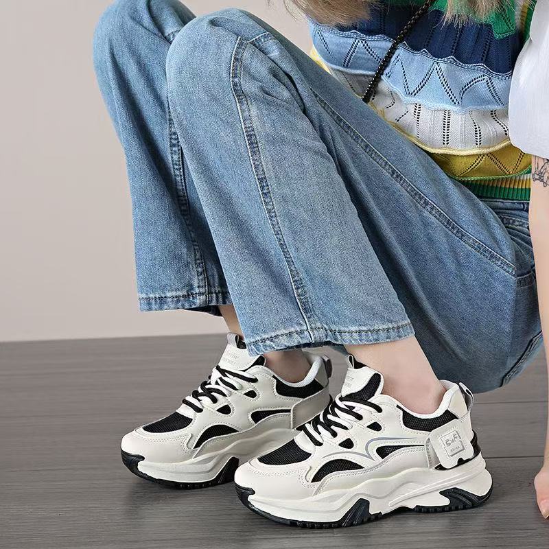Trendy 2025 New Women's Casual Shoes Comfortable Wear-Resistant Casual Sports Shoes Student Flat Shoe Platform Sneakers Platform Tennis Female za