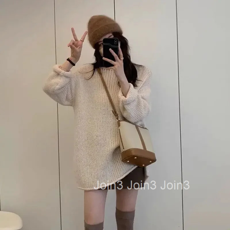 Round O Neck Ladies Pullovers Luxury Designer High Quality 2025 Long Sleeve Womens Knit Sweater New Knitwear Clothing Sales
