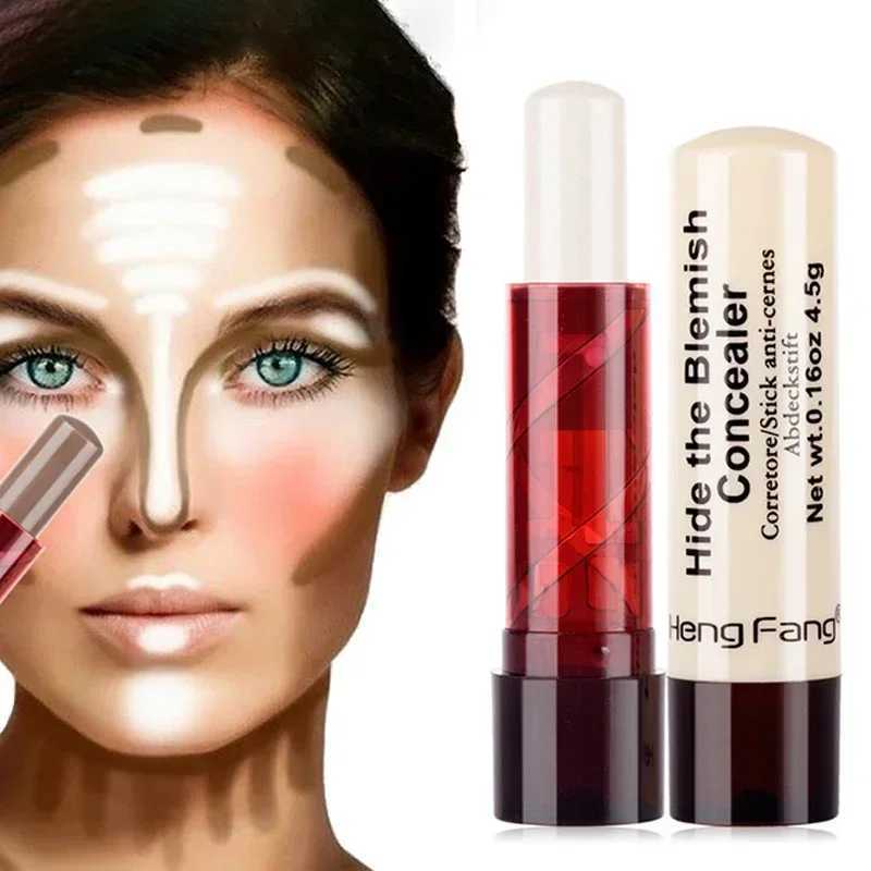 Hot Makeup Face Blush Contour Highlighter Stick Foundation Dark Circles Corrector Bronzer Base Concealer Pencil Face Foundation XJ250618