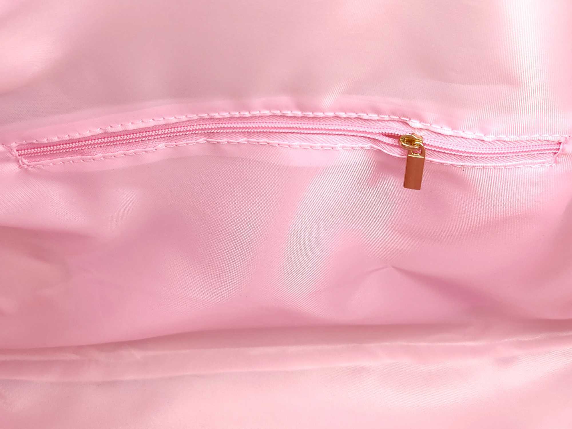 Casual Nylon Waterproof Bow Print Ladies Handbag Shoulder Bag Large Capacity Travel Fitness Handbags Portable Hand Luggage Bags W250618