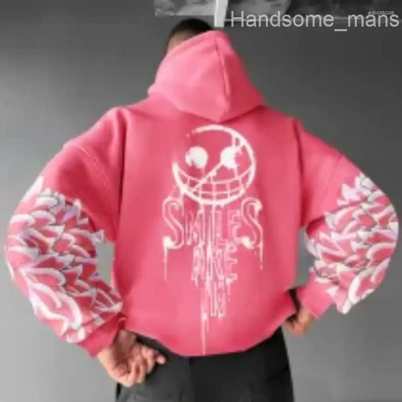 Mens Hoodies Oversized Donquixote Doflamingo Hoodie Long Sleeved Fashion Trend Oversize Racing Print