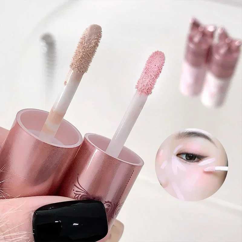 Pink Brightening Liquid Concealer Waterproof Oil Control Moisturizing Concealer Coverage Pores Dark Circles Foundation Cream XJ250618