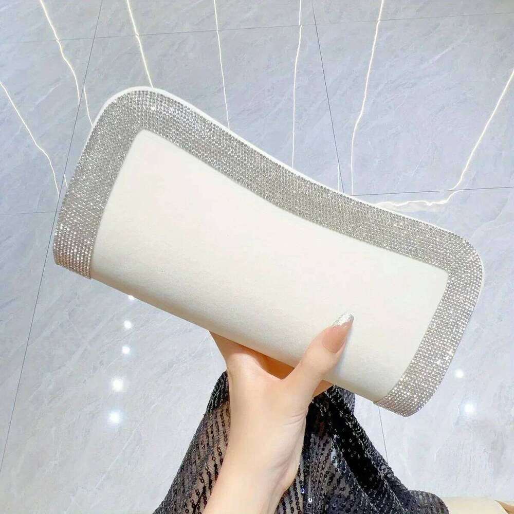 Designer Dinner Handbag Studded Light With Detachable Shoulder Strap Crossbody Party Bag
