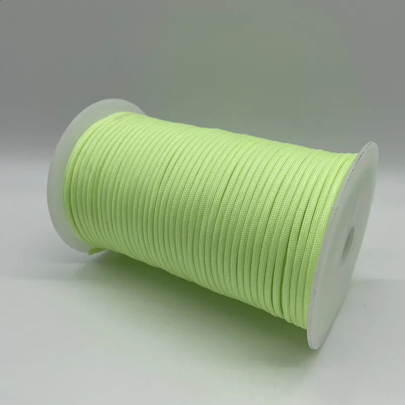50M100M Dia.4mm 9 Strand Core Paracord Multi Outdoor Paracord Luminous Umbrella Rope Outdoor Camping Tent Rope Climbing Safety 250617