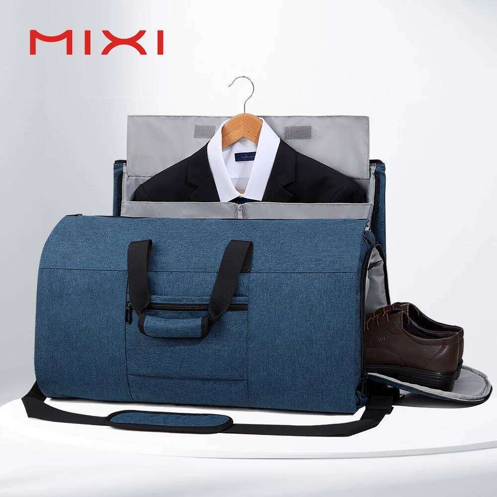 Mixi Multifunctional Convertible Garment Duffel Suit Storage Bag With Shoe Pouch Large Capacity Carry On Lage For Travel