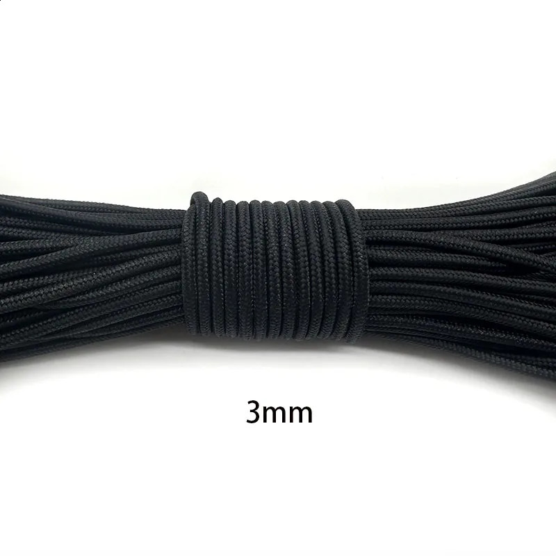 Paracord 1mm2mmm4mm5mm Diameter Parachute Rope Climbing Camping Survival Gear Bracelet DIY Jewelry Findings 250611