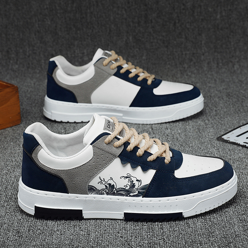 Men's shoes new summer low top casual flat plate shoes trend all match student sports tide shoes