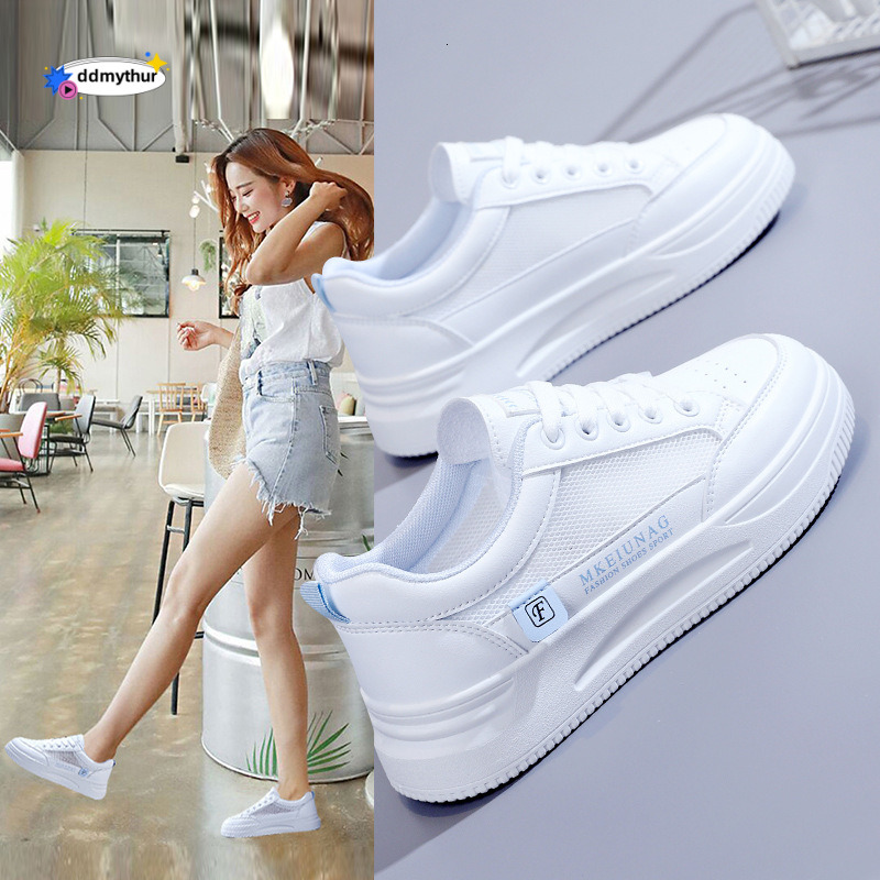Spring Summer Ins Trend 2025 New Mesh White Shoes Student Versatile Niche Sports Sneakers for Women ddmythur