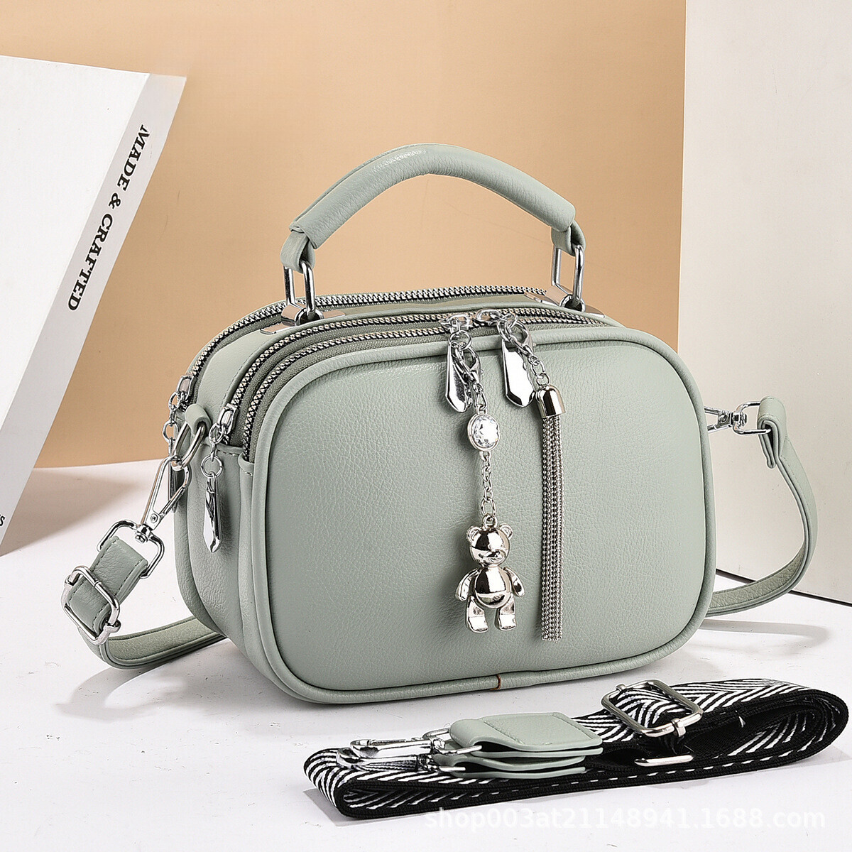 Free Shipping 2025 New Designer Bag Casual High-quality Shopping Bag Fashionable Soft Leather Multifunctional Women's Single Shoulder Handbag