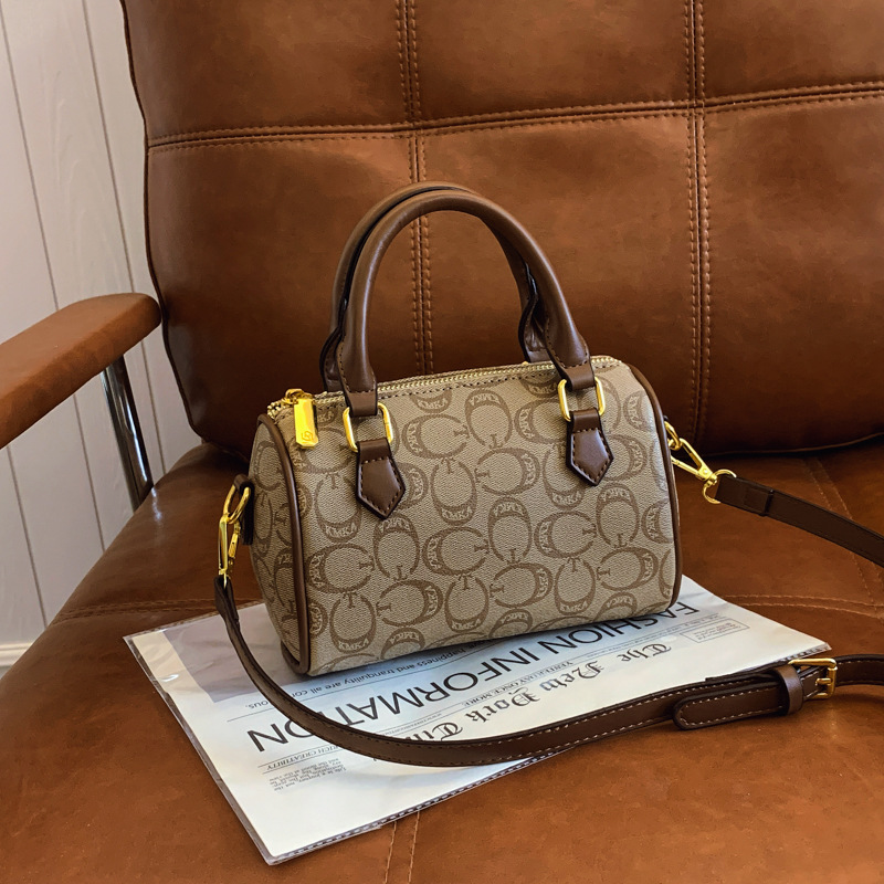 Seasonal New Women Boston Bag Fashion Versatile Tote High End Stylish Shoulder Crossbody Best Seller