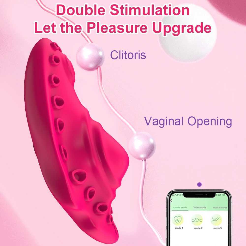 Wearable Panty Bluetooth APP Vibrator 9 Vibration Modes Clitoris Vagina G-spot Stimulator Massager Sex Toy for Couples Female XJ250618