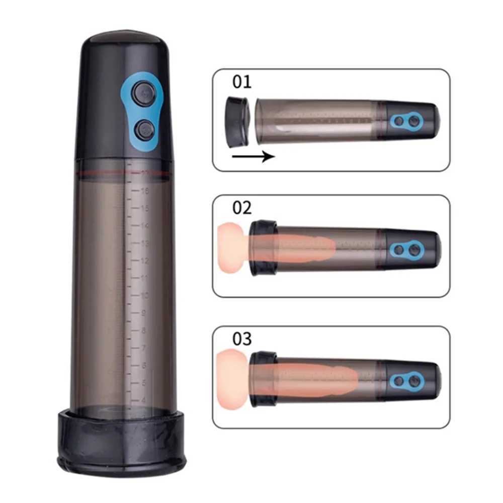 Pump Penis Enlargement Penile Vacuum Enhancer Ring Penis Pump Sex Toys For Men Male Masturbator Penis Extender 18+ W250618