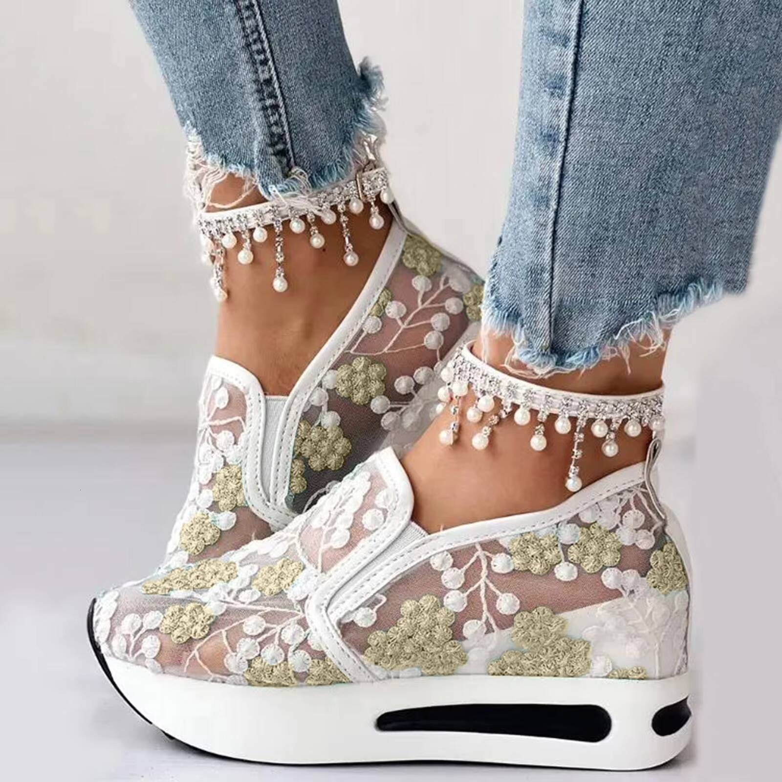 Size Womens Comfortable Soft Soled Casual Shoes Casual Fashionable Outdoor Shoes For Women Wide Width Ddmysaturn