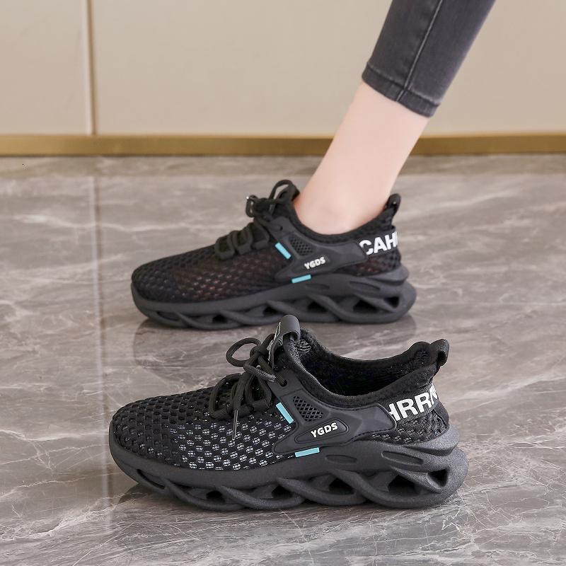 Fashion Summer Big Eye Mesh Breathable Thick Sole Versatile Sneakers Comfortable Women's Casual Shoes ddmythur