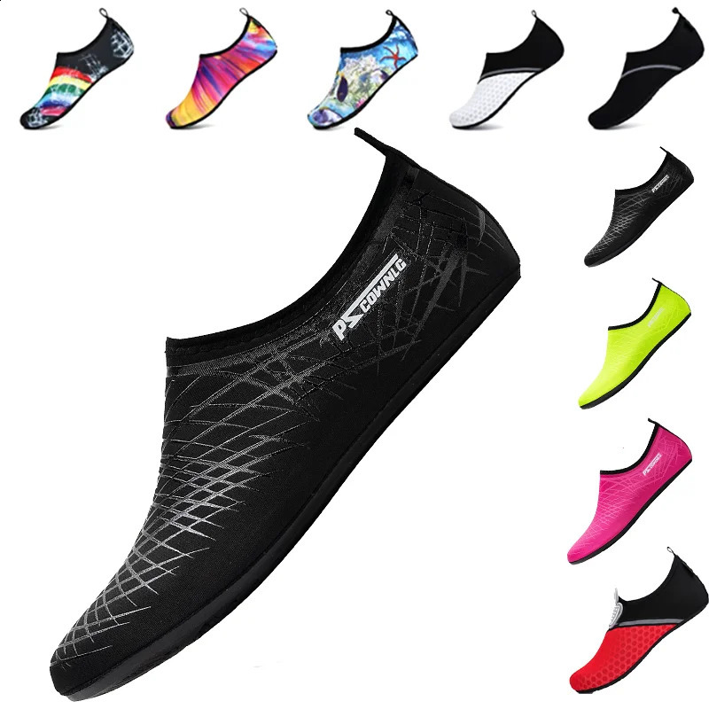 Water Shoes for Women Men Quick-Dry Aqua Socks Swim Beach Barefoot Yoga Exercise Wear Sport Accessories Pool Camping Must Haves 250617