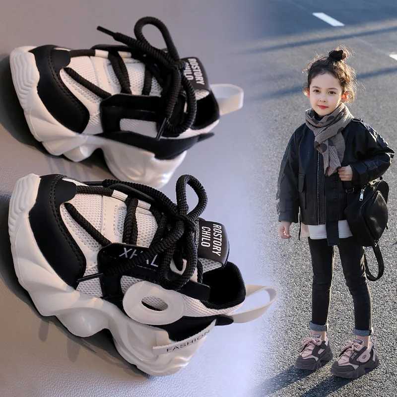 Kids Spring Sneakers Boys Girls School Casual Shoes New 2025 Outdoor Breathable Running Shoes Children Soft Sole Non-slip Sports Z250618