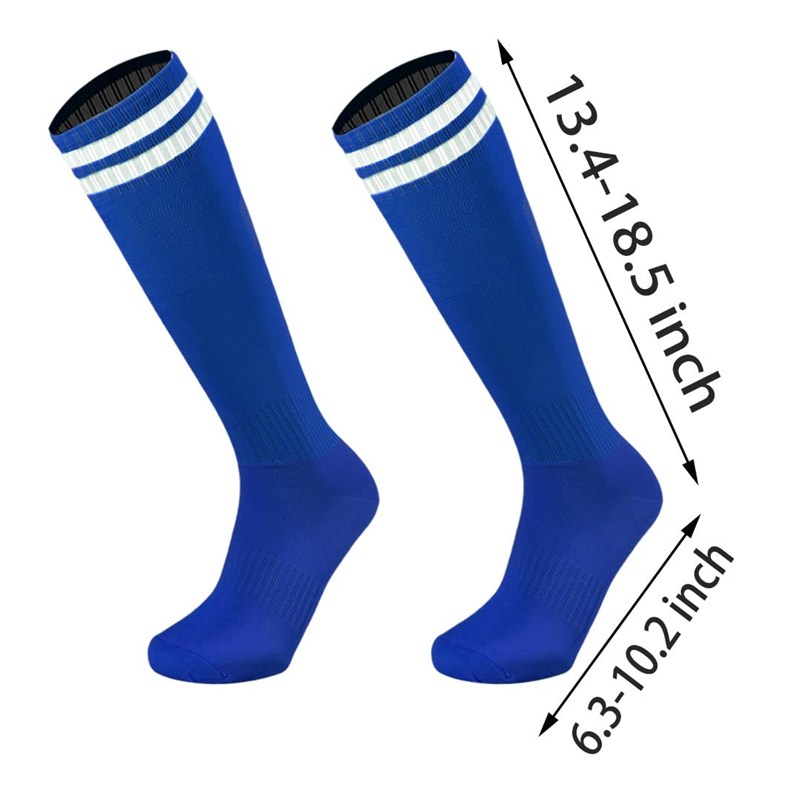 Free Shipping 5pcs Kids Soccer Socks,Solid Striped Knee High Tube Football Sports Socks for Boys,baseball socks,tube socks