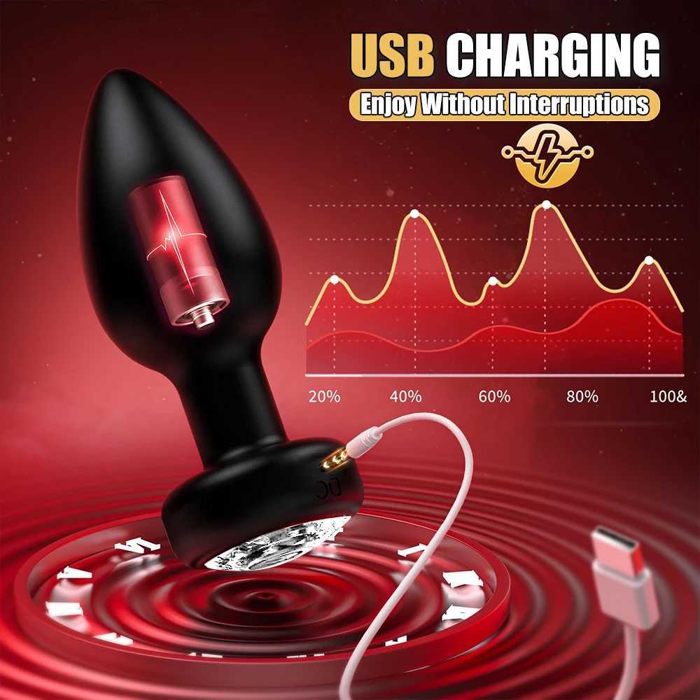 1 pc 10 Frequency Anal Vibrator Wireless Remote Butt Plug Adult Toys Sex Toys Sexy Toys Adult Masturbation Products XJ250618