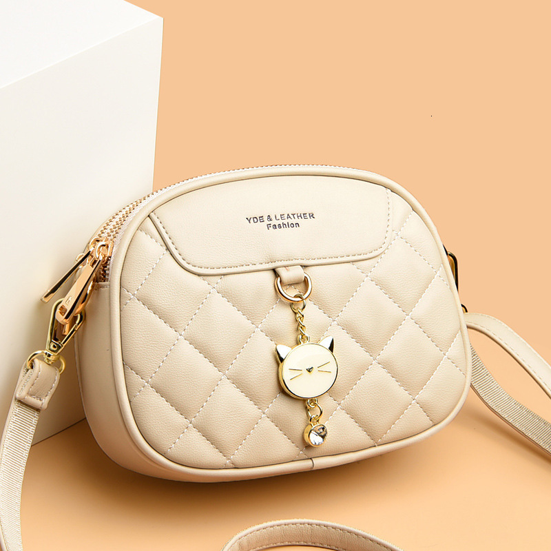 Free Luxury Bag Shipping For Designers Women's Bag 2025 New Trendy Fashion Small Square Bag Quilted Versatile Crossbody Bag Summer Fresh Shoulder