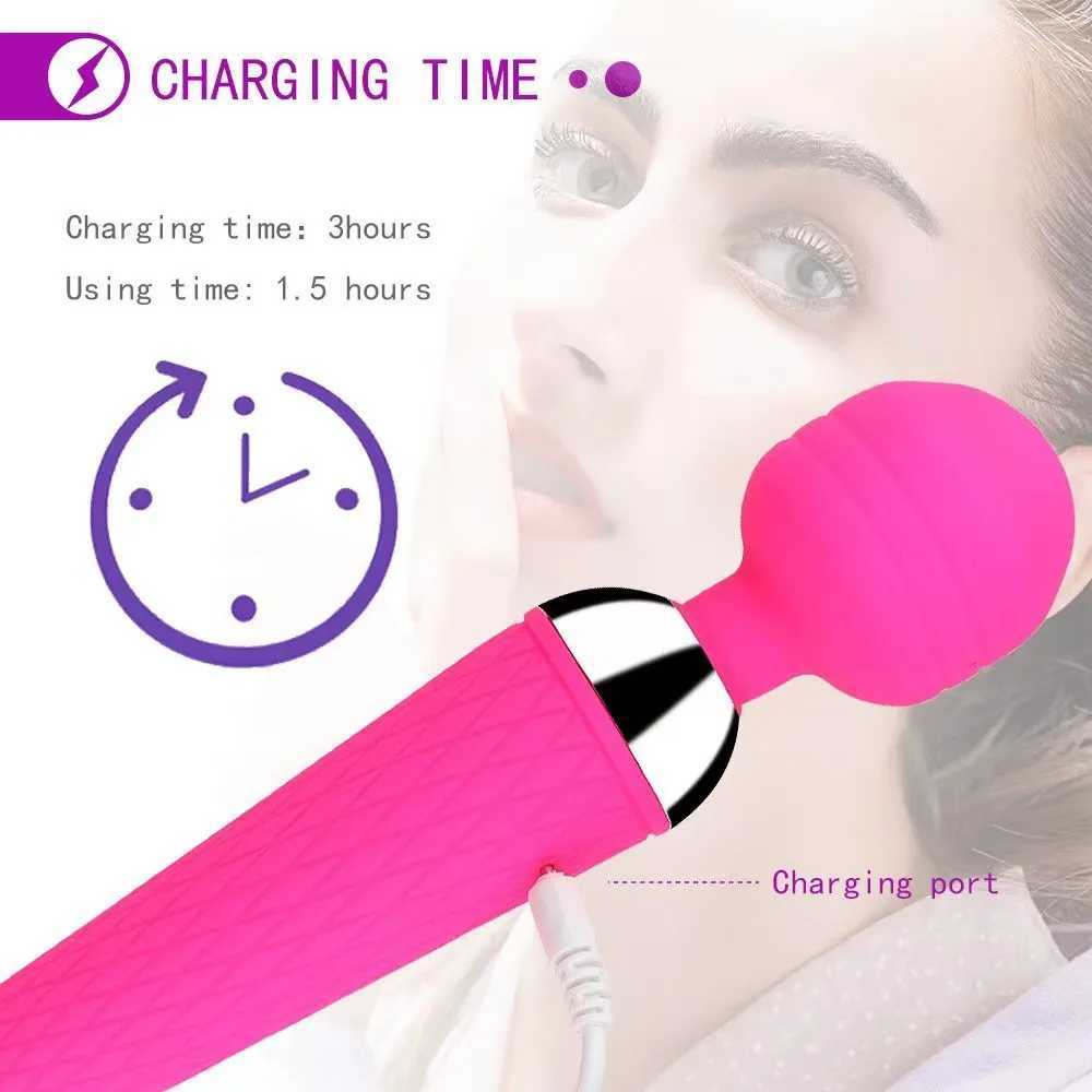 AV vibrator clitoral stimulator masturbator Dildo adult sex toy powerful vibrator 10 mode G-spot vaginal massager W250618