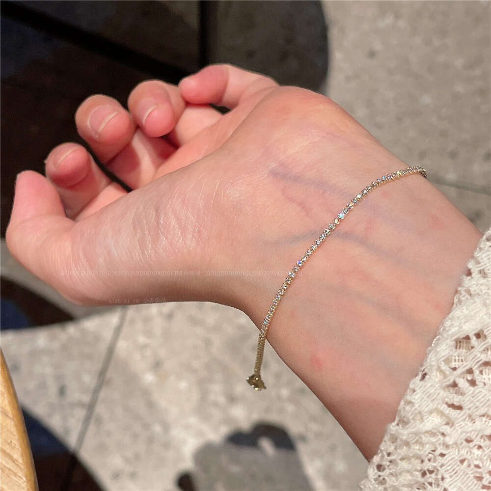 First-Line Shining Ultra-Fine Bracelet Starlight Ins Style Daily Versatile High-End Sense Rope Exquisite Hand Jewelry J614