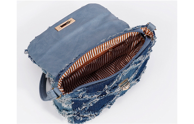 Free Shipping 2025 Summer New Designer Bag Fashionable Denim Tie Dye Women's Shoulder Bag High-end Niche Leisure High-quality Shopping Bag