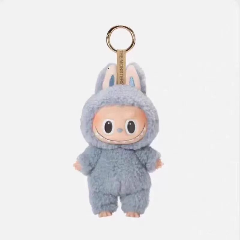 Free Shipping 2025 New Designer Style In Stock Figure LABUBU First Generation Chinese Version Toy Pendant Sitting Party Plush Doll Blind Box