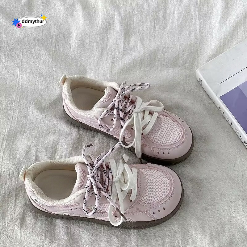 Mesh Breathable German Training for Women 2025 Summer New Super Popular Versatile Niche Casual Sports White Shoes ddmythur
